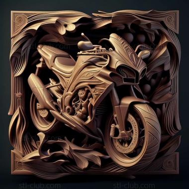 3D модель Suzuki GSR 600 (STL)